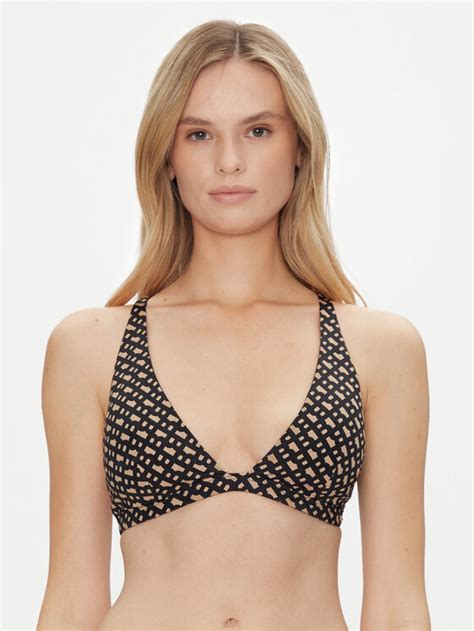 BOSS Bikini Partea De Sus Bb Monogram 50535257 Negru Regular Fit Modivo Ro