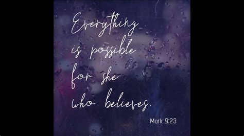 Everything Is Possible Mark 923 Youtube