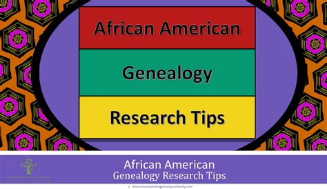 African American Genealogy Research Tips Know Who Wears The Genes In