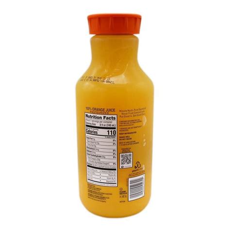 Minute Maid Pure Squeezed No Pulp Pasteurized 100 Orange Juice Hy