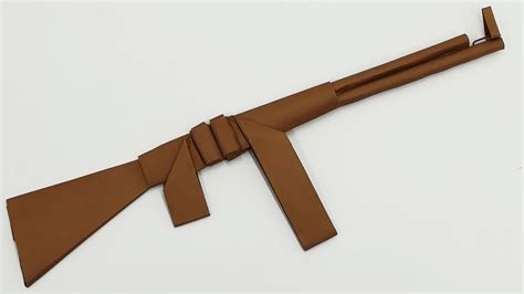 Diy Paper Gun Making Easy Tutorial How To Make An Ak Out Of Paper