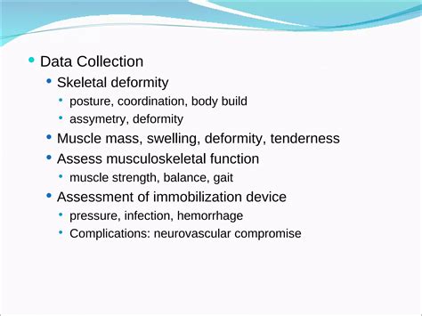 Musculoskeletal System Disorders Ppt