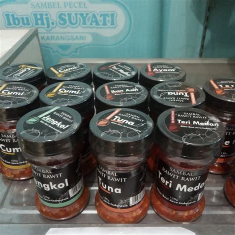 Jual Sambal Rawit Cumi Teri Medan Jengkol Pedas Nampol Khas Blitar