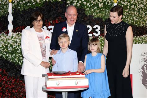 Photo La princesse Stéphanie de Monaco le prince Albert II la