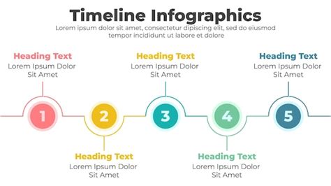 Dise O De Plantilla De Infograf A De Pasos De L Nea De Tiempo Circular