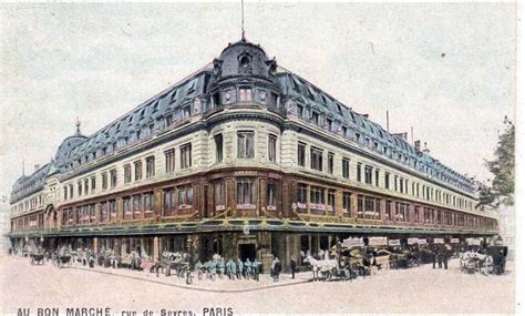 Paris 75 PARIS AU BON MARCHE Rue De Sevres Carte Postale Ancienne