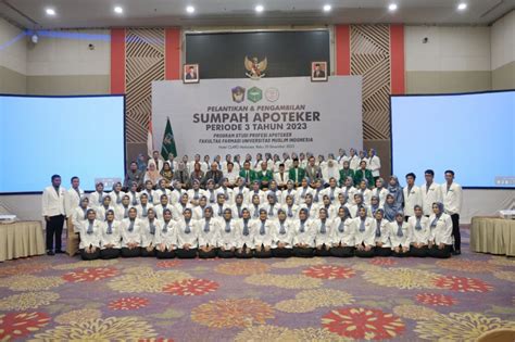 Sumpah Profesi Periode Iii Fakultas Farmasi Umi Kukuhkan