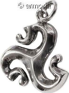 Vente Bijou Pendentif Triskel Volutes En Argent