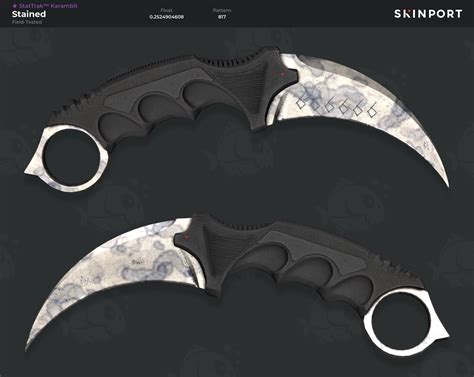 StatTrak Karambit Stained Field Tested CS GO Skinport