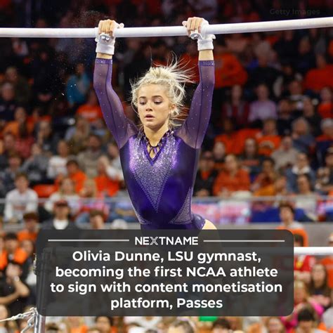 Breaking Barriers: Olivia Dunne Makes History as First NCAA Athlete to ...