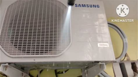 Samsung Inverter Ac 15ton Hot And Cool Model Wet Service Youtube