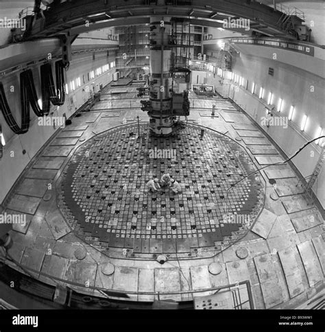 Central reactor room at nuclear power plant named after Lenin Stock ...