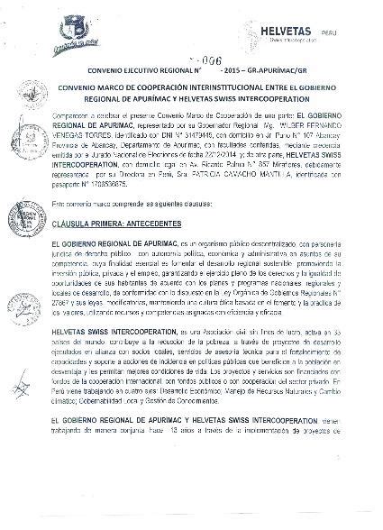 Convenio Marco De Cooperaci N Interinstitucional Entre El Gobierno