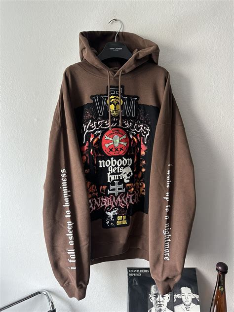 Vetements Vetements Metal Patch Logo Hoodie Xl Grailed