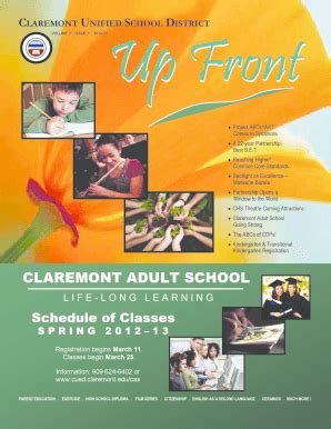 Fillable Online Cusd Claremont Project Artstart Cusd Claremont Fax