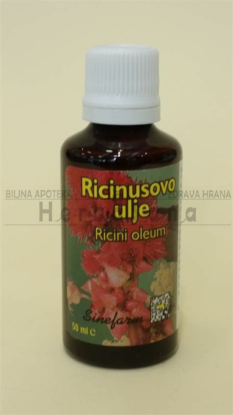 Ricinusovo Ulje 50ml Sf Herbasana