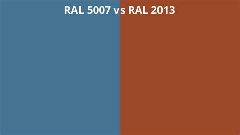 Ral 5007 Vs 2013 Ral Colour Chart Uk