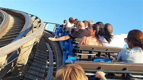 Stampida Wooden Rollercoaster Pov Portaventura Theme Park Youtube