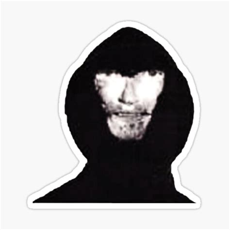 "Creepy Hooded Guy" Sticker for Sale by Altohombre | Redbubble