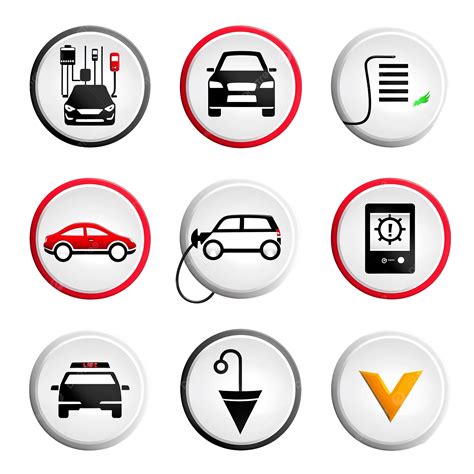Car Re Charge Sign Set, Car, Charge, Power PNG Transparent Image and