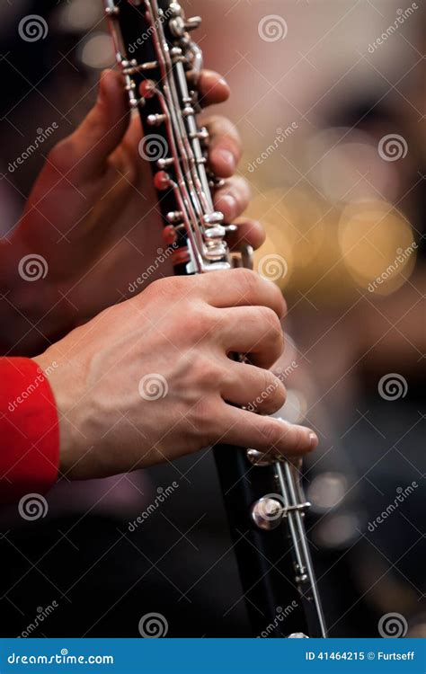 Clarinet In The Hands Of A Musician Stock Image Image Of Ensemble