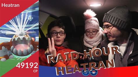 Pokemon GO Raid Hour Heatran In 3 Dar Cu Mari Emotii YouTube