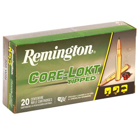 Remington Winchester Ammo Grain Core Lokt Tipped