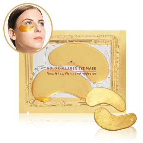 Revitale 24k Gold Under Eye Patches Collagen Gel Mask For Firming