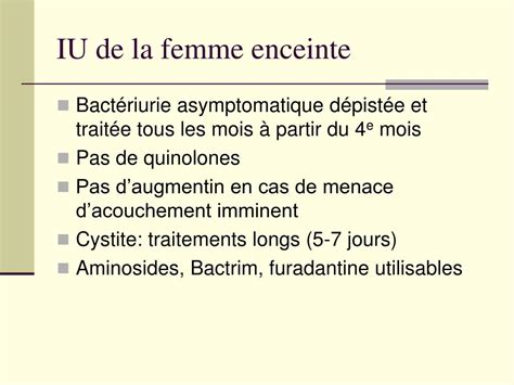 Ppt Antibiothérapie Des Infections Urinaires Et Respiratoires Basses