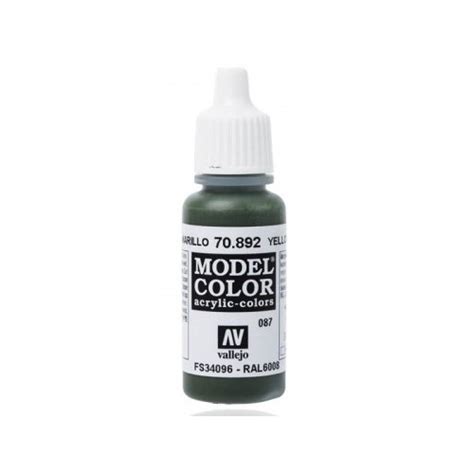 Vallejo Peinture Acrylique Model Color Ml Matt Yellow Olive Mcm