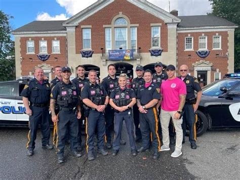 Nutley Police Don Pink Badges For Breast Cancer Awareness Belleville