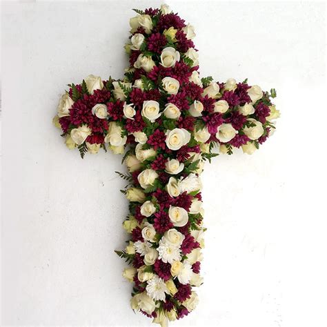 Cross Funeral Wreath - Gifts and Flowers Kenya | Same Day Flower ...