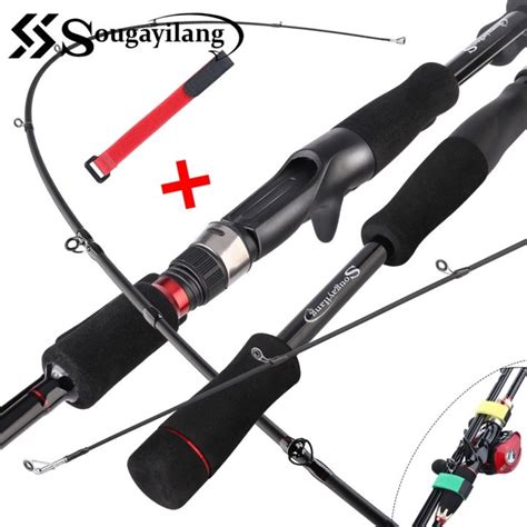 Sougayilang Fishing Rod M M Sections Casting Spinning Lb