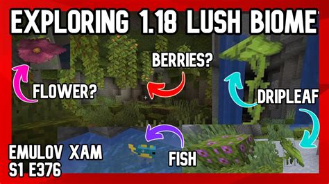 EXPLORING 1 18 LUSH BIOME Minecraft Hardcore Let S Play S1 E376