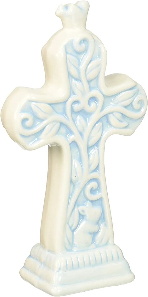 Enesco This Is The Day By Gregg T For Enesco Baptism Cross Figurine