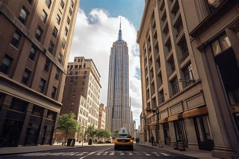 Premium AI Image | The Empire State Skyscraper in New York