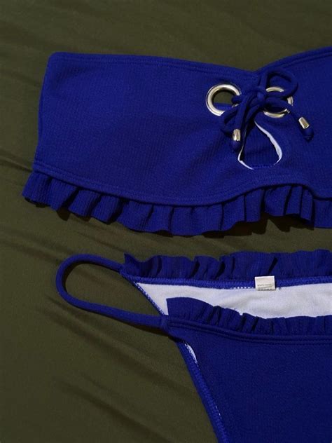 Royal Blue Bikini Women S Fashion Swimwear Bikinis Swimsuits On