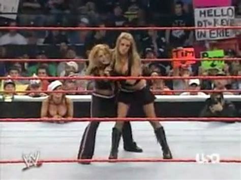 Ashley Vs Trish C W Mickie Womens Championship Video Dailymotion