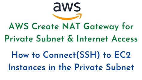 Aws Create Nat Gateway For Private Subnet Internet Access