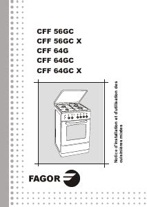 Mode Demploi Fagor Cff Gc X Cuisini Re