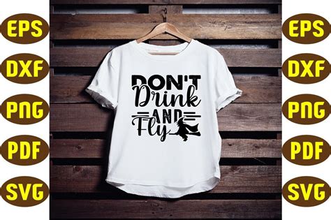 Don T Drink And Fly Svg Design Graphic By Svg Design Hub Creative Fabrica