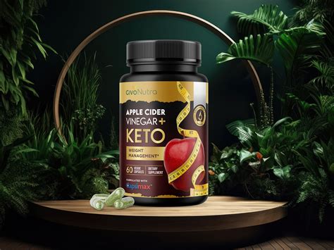 Apple Cider Vinegar Keto Label Design Behance