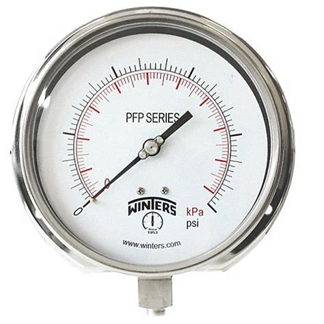 Winters Back Flange 0 To 200 Psi Panel Mount Pressure Gauge 491c42 Pfp1064 Dry 6bf Grainger