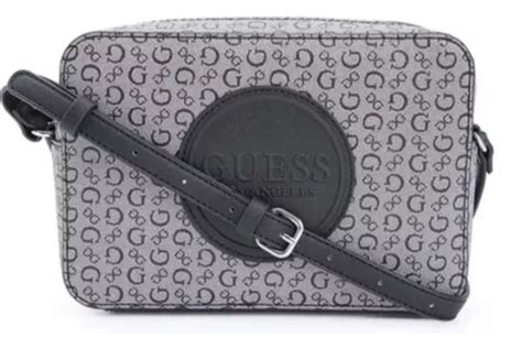 Crossbody Guess Black Rothenberg Mini Meses Sin Intereses