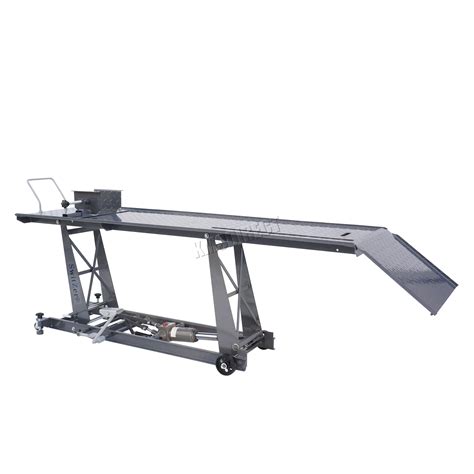 New 800lb Hydraulic Motorbike Motorcycle Bike Service Shop Lift Ramp Table Bench 5055418308571 ...