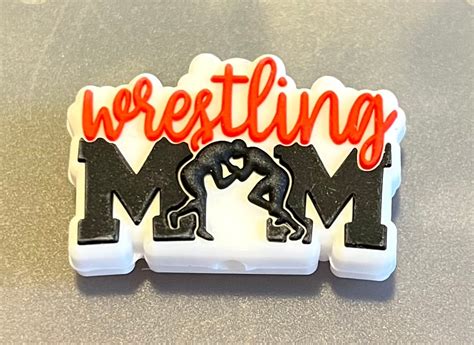 Wrestling Mom Silicone Focal Bead Winter Sports For Beaded Pens Etsy