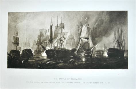 The Battle of Trafalgar.