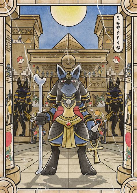 Lucario (Anubis) by AkageSensei on DeviantArt