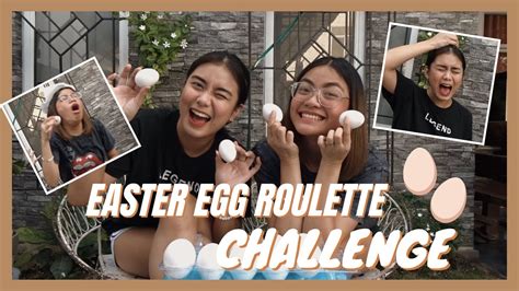 EGG ROULETTE CHALLENGE Ft Angela Padilla Kei Santiago YouTube