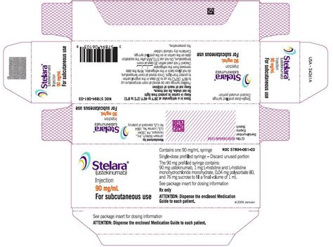 Stelara Fda Prescribing Information Side Effects And Uses